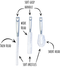 Load image into Gallery viewer, 3 Specialist Cleaning Brushes
