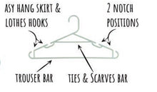 Load image into Gallery viewer, 20 Multi-Use Clothes Hangers