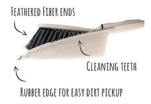 Load image into Gallery viewer, Soft Bristle Dustpan & Brush