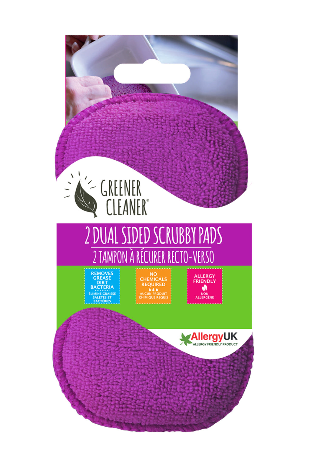 2 Dual Sided Scrubby Pads