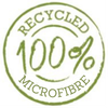 100% recycled microfibre