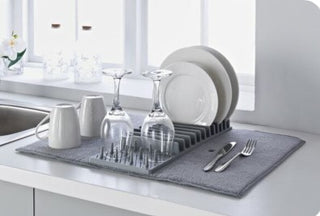 Dish Rack & Drying Mat Set