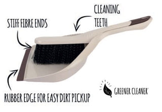Stiff Bristle Dustpan & Brush