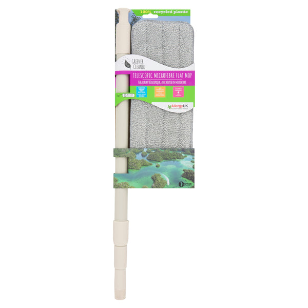 Telescopic Microfibre Flat Mop