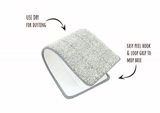 Flat Mop Microfibre Head
