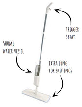 Load image into Gallery viewer, Aqua Spray Microfibre Flat Mop
