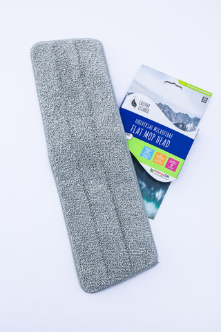 Universal Microfibre Flat Mop Head Replacement for Aua Spray Mop (13 x 44 cm)