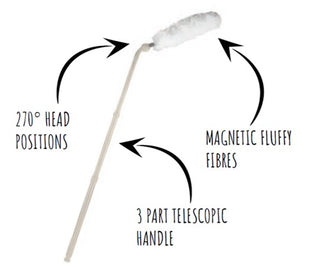 Extendable Microfibre Dusting Magnet