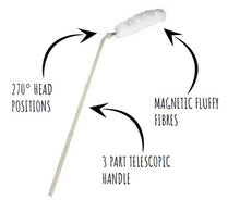 Load image into Gallery viewer, Extendable Microfibre Dusting Magnet
