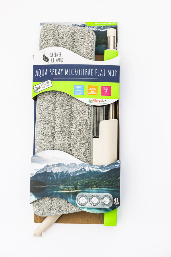 Aqua Spray Microfibre Flat Mop