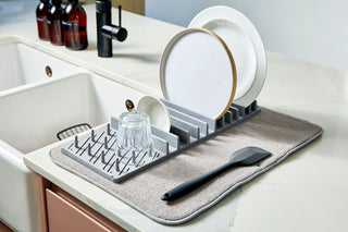 Dish Rack & Drying Mat Set