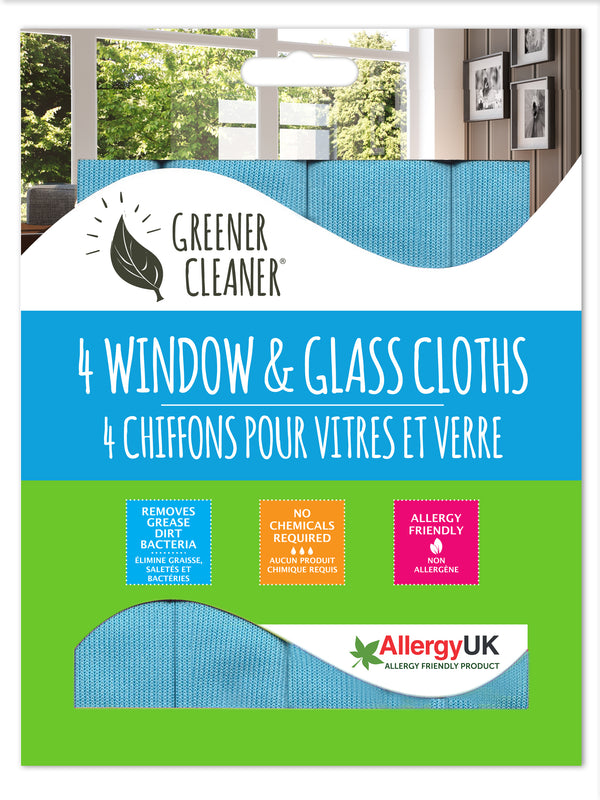 4 Window & Glass Cloths
